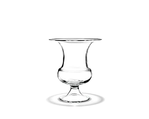 Holmegaard Vase H24 cm Old English aus mundgeblasenem Glas Originaldesign, klar von Holmegaard