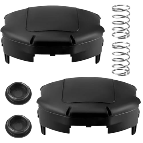 Holmgillick X472000070 Speed Feed Cap 400 Kopf Trimmer Unkraut- und Feder-Set passend für Echo Weedeater Saitenspulenabdeckung 10,2 cm Köpfe SRM-225, SRM-230, PAS-225 (2er-Pack) von Holmgillick
