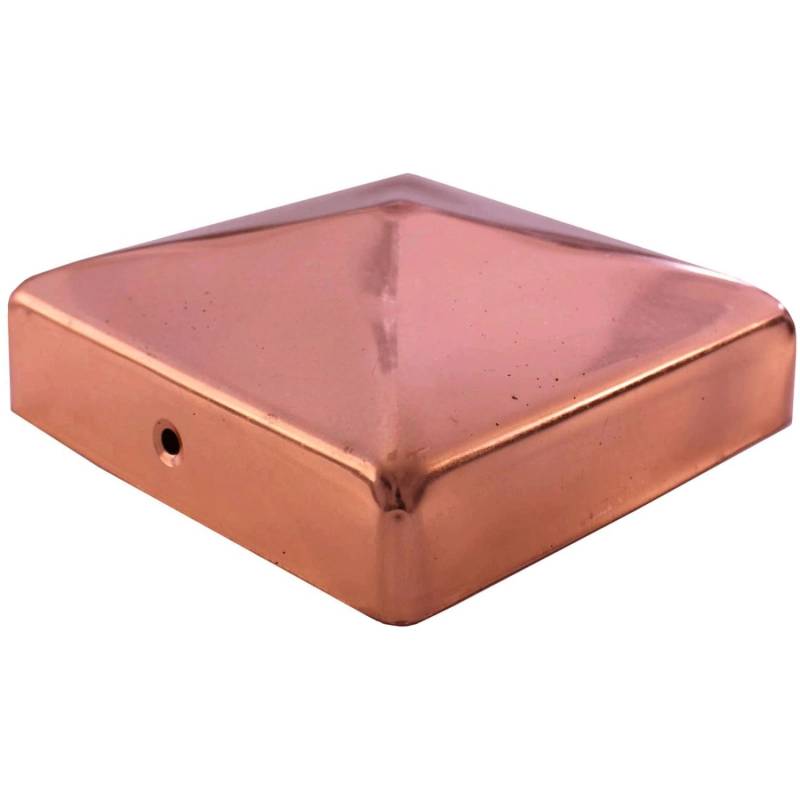 Holmwerk Pfostenkappe Kupfer 101 mm Pyramide Abdeckkappe 10x10cm Holmwerk Pfostenkappe Kupfer 101 mm Pyramide Abdeckkappe 10x10cm von Holmwerk