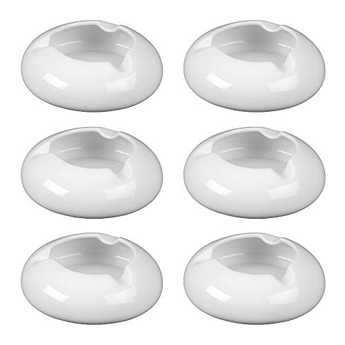 Holst Porzellan Aschenbecher Vorteilspack 6er Set Windaschenbecher 13 cm, Porzellan, weiß, 13x13x4.5 cm Holst Porzellan Aschenbecher Vorteilspack 6er Set Windaschenbecher 13 cm, Porzellan, weiß, 13x13x4.5 cm von Holst Porzellan
