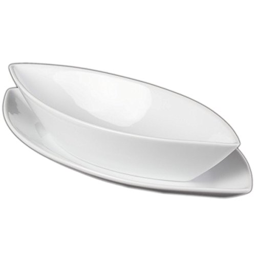 Schale 30 cm Servierset 2-tlg. ''Bateau Boot'' von Holst Porzellan