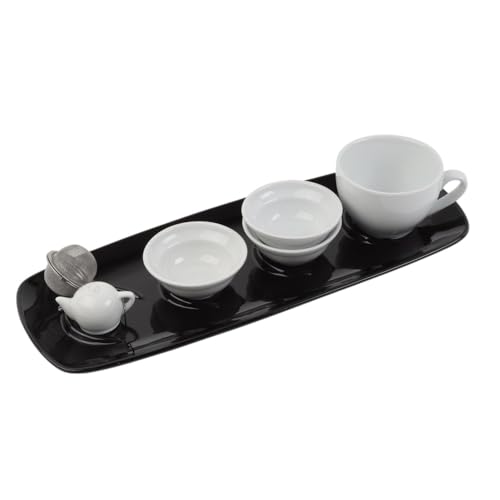 Holst Porzellan FD 132 CLT 6-TLG. Porzellan Tee-Melange Classico Weiß 29 x 14 x 4 cm 1 Set von Holst Porzellan
