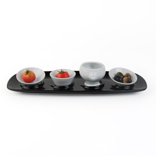 Holst Porzellan FD 132 SET 1 5-tlg. Set Servierträger Appetizer-Mix 38 x 14,5 x 3,5 cm 1 Set von Holst Porzellan