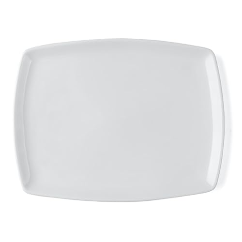 Holst Porzellan FD 336 Porzellan Speisenplatte 36 cm Fine Dining Weiß 36 x 27,5 x 2,4 cm 1 Stück von Holst Porzellan