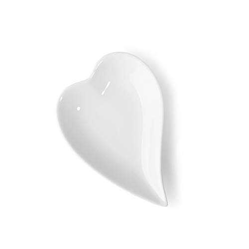 Holst Porzellan HP 012 Porzellan Platte 12 x 8 cm Herzensduft Weiß 12 x 8 x 2 cm 6 Stück von Holst Porzellan