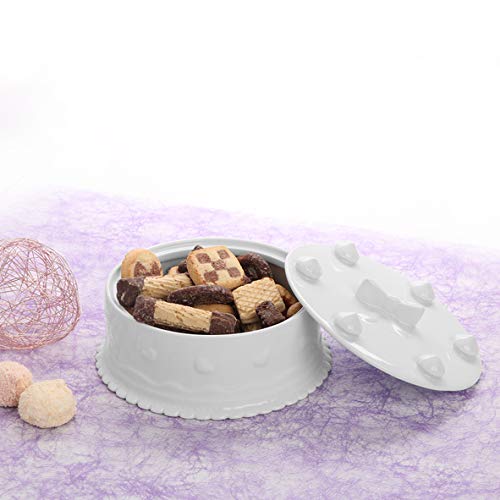 Porzellandose 17 cm ''Herztorte'' (**) von Holst Porzellan