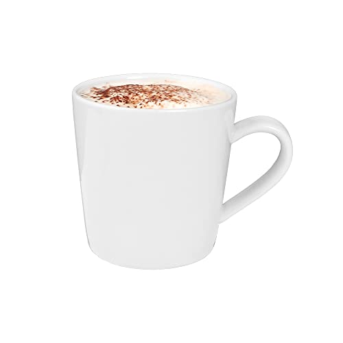 Holst Porzellan KT 005 Tee/Kaffeetasse Anna 0,24 l, weiß, 7.8 x 7.8 x 8.1 cm, 6 Einheiten von Holst Porzellan