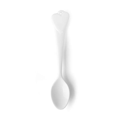 Holst Porzellan ML 005 Motivlöffel Herz 15 x 2,5 x 1,3 cm, weiß, 6 Einheiten Holst Porzellan ML 005 Motivlöffel Herz 15 x 2,5 x 1,3 cm, weiß, 6 Einheiten von Holst Porzellan