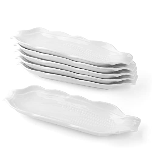 Holst Porzellan MPM 001 Maiskolbenschale 24 cm, weiß, 24.5 x 7.5 x 3 cm, 6er Pack Holst Porzellan MPM 001 Maiskolbenschale 24 cm, weiß, 24.5 x 7.5 x 3 cm, 6er Pack von Holst Porzellan