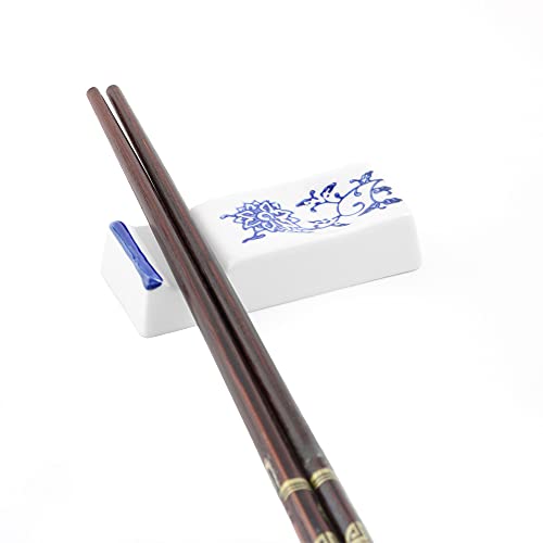 Holst Porzellan QHC 302 Besteckhalter 8 x 3 cm Qing Hua Ci, weiß/blau, 7.5 x 3 x 1.5 cm, 12 Einheiten von Holst Porzellan