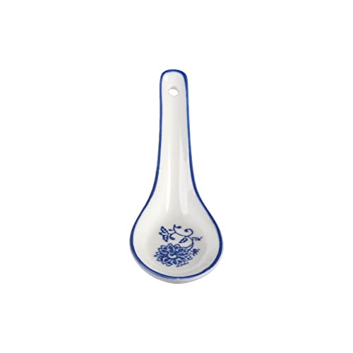 Holst Porzellan QHC 303 Chinalöffel 13 x 4 cm "Qing Hua Ci", weiß/blau, 12.5 x 4 x 4.5 cm, 12 Einheiten von Holst Porzellan