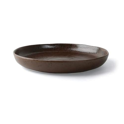 Holst Porzellan RT 224 Porzellan Teller 24 cm mit hohem Rand Tierra Braun 24 x 24 x 3,5 cm 1 Stück von Holst Porzellan