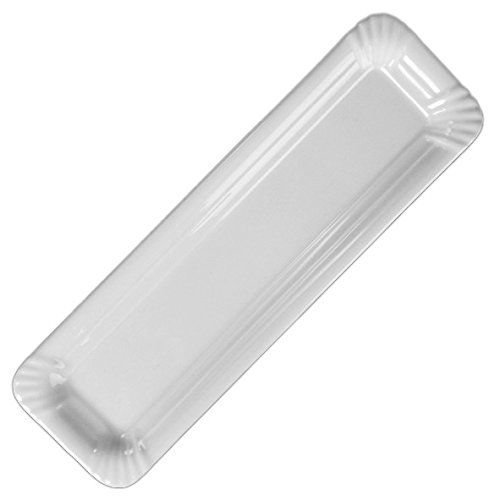 Porzellan Wurstplatte 26 cm Pappoptik ''Snack Line'' Porzellan Wurstplatte 26 cm Pappoptik ''Snack Line'' von Holst Porzellan