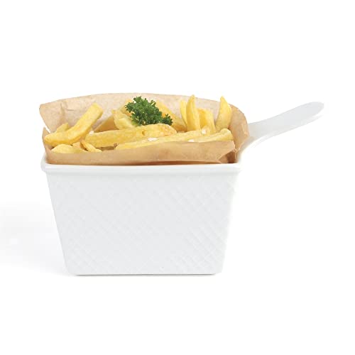Porzellan Schale ''Frittierkorb'' 13 x 10 cm von Holst Porzellan
