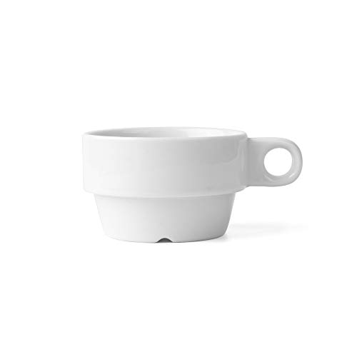 Holst Porzellan TC 020 Tee/Kaffeetasse Hospitalia 0,20 l, weiß, 8.5 x 8.5 x 5.4 cm, 6 Einheiten von Holst Porzellan