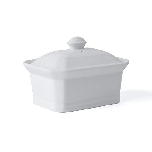 Holst Porzellan TS 030 Porzellan Zierdose 13 x 10 cm, weiß, 13 x 10 x 9.5 cm von Holst Porzellan