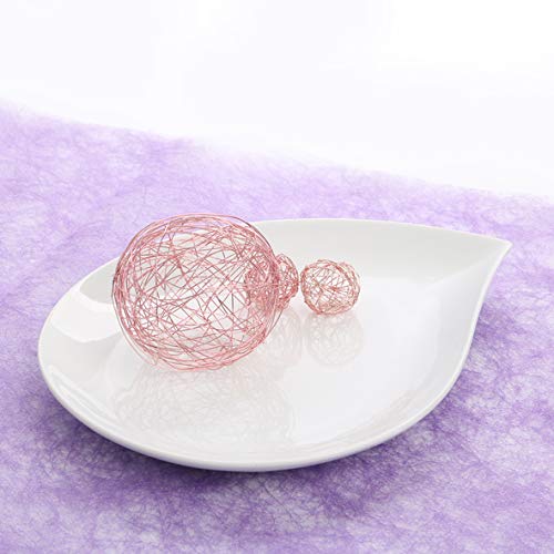 Holst Porzellan TT 027 Teller flach 27 cm Tropfenform Teardrops Cloud, weiß, 26.5 x 21.5 x 3 cm von Holst Porzellan