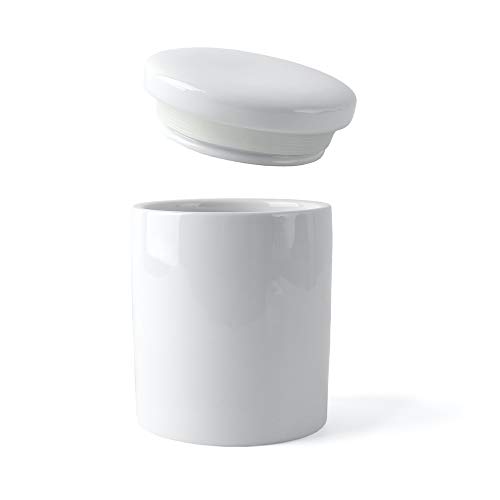 Holst Porzellan VD 003 Vorratsdose Zylinder 16 cm, weiß, 12.5 x 12.5 x 16 cm von Holst Porzellan