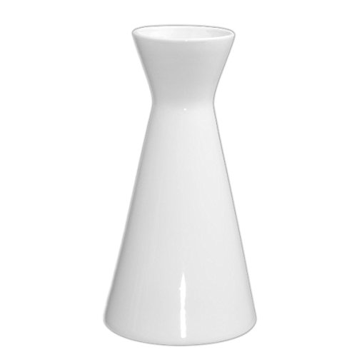 Holst Porzellan VX 1225 Porzellanvase 24 cm X-Form, weiß, 12.5 x 12.5 x 24 cm von Holst Porzellan
