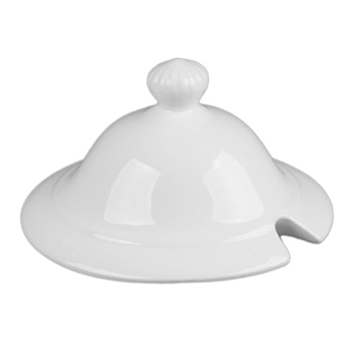 Porzellandeckel mit Löffelausschnitt 23 cm Porzellandeckel mit Löffelausschnitt 23 cm von Holst Porzellan