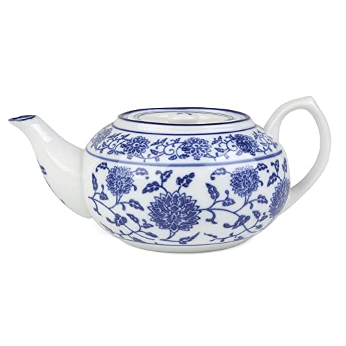 Teekanne 0,70 l chinesisches Muster "Qing Hua Ci" von Holst Porzellan