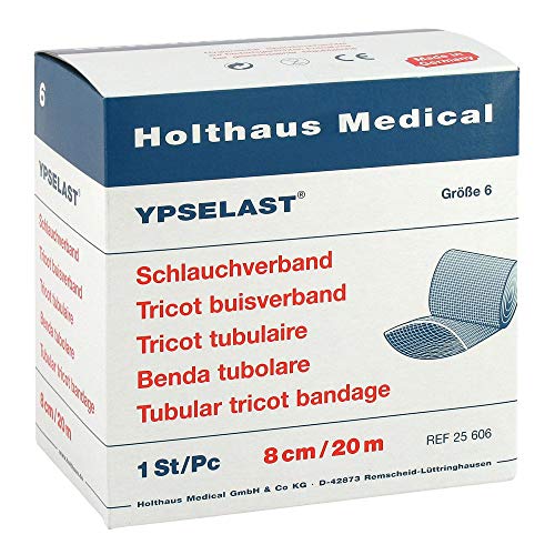 SCHLAUCHVERBAND YPSELAST Gr.6 20 m weiß 1 St von Holthaus Medical