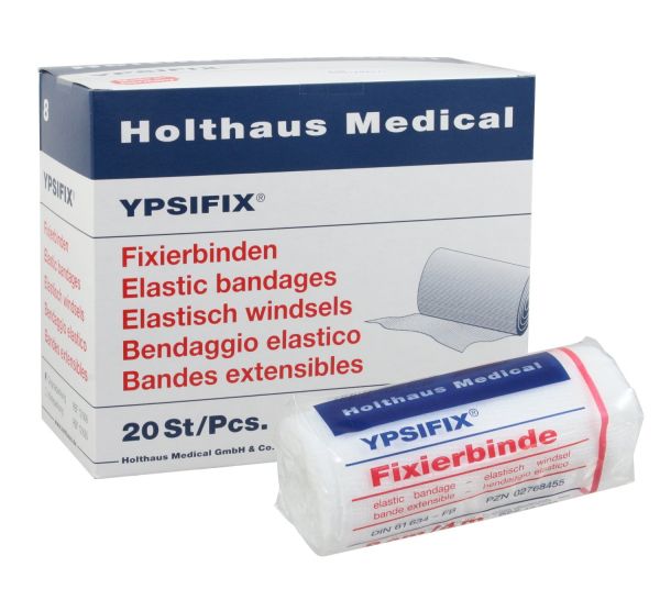 YPSIFIX Fixierbinde, 10cm x 4m, mit hoher Dehnung zur Fixierung von... von Holthaus Medical