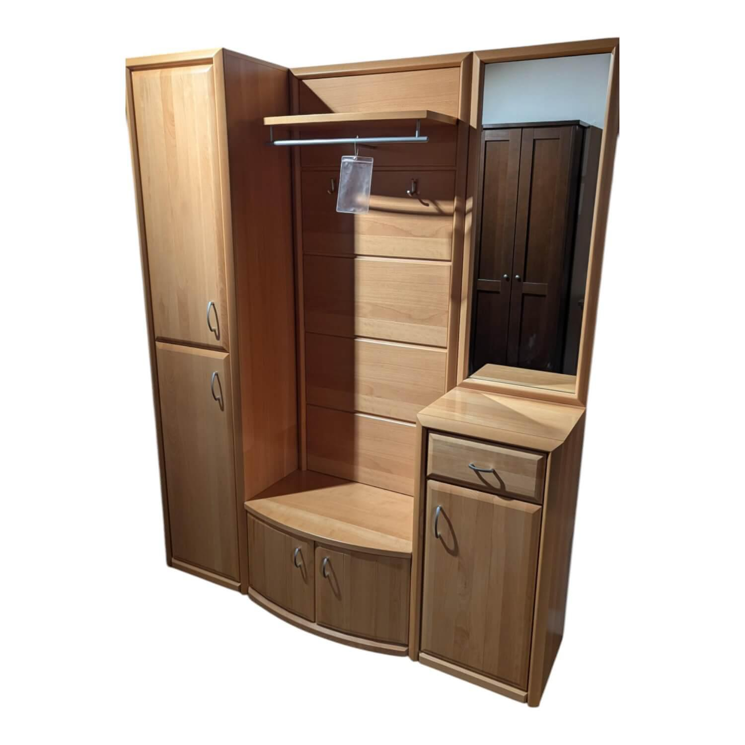Garderobe City Buche Natur Mit Spiegel Garderobe City Buche Natur Mit Spiegel von Holtkamp