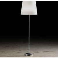 Holtkötter Leuchten 6354 Stehleuchte, breit Nickel matt, Chintz weiß von Holtkötter Leuchten