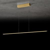 Holtkötter Leuchten Epsilon RR LED Pendelleuchte, Länge: 163 cm Eloxal Messing von Holtkötter Leuchten