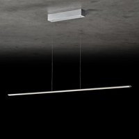 Holtkötter Leuchten Epsilon RR LED Pendelleuchte, Länge: 163 cm Silber matt von Holtkötter Leuchten