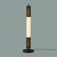 Holtkötter Leuchten Fidelio LED Stehleuchte schwarz, Opalglas / 2 x Chintz: schwarz von Holtkötter Leuchten