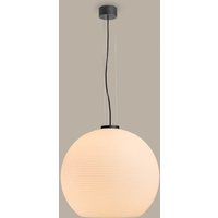 Holtkötter Leuchten Golyo Pendelleuchte schwarz / Opalglas von Holtkötter Leuchten
