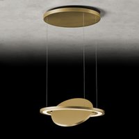 Holtkötter Leuchten Supernova PW LED Pendelleuchte Eloxal Messing von Holtkötter Leuchten