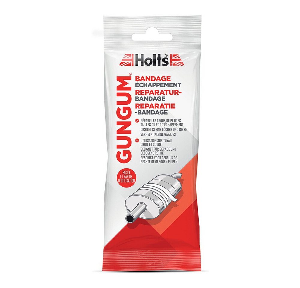 Holts Reparaturmasse GUN GUM Auspuff Reparaturbandage gasdicht hitzebeständig 1,25 m, (1-tlg), asbestfrei von Holts