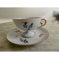 Schlegelmilch Zauberhafte Moccatasse Handmalerei von Holunderhof