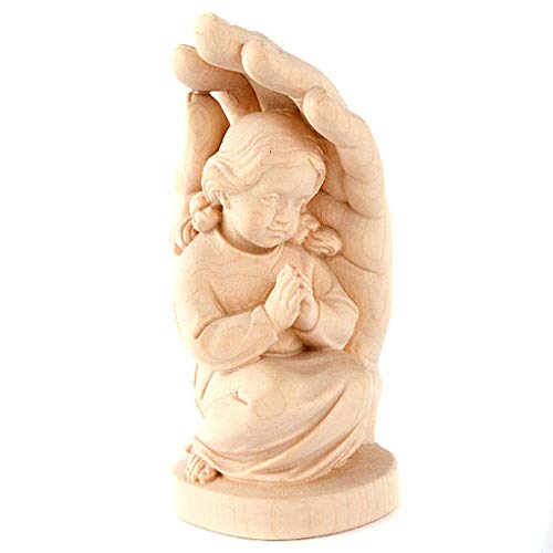 Hand Gottes mit Mädchen Holz von Holyart