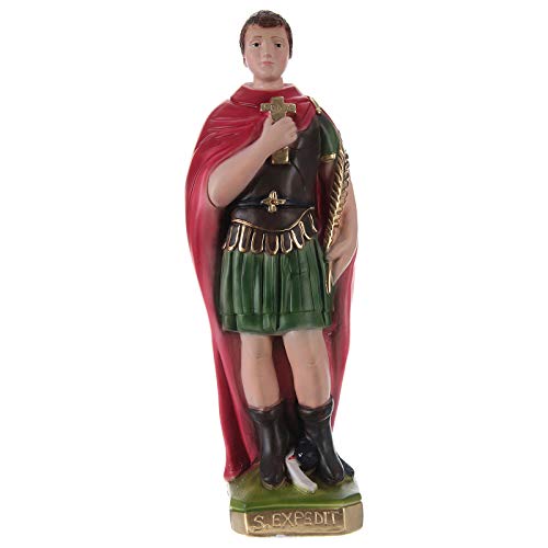 Heiliger Expeditus 30cm bemalten Gips von Holyart