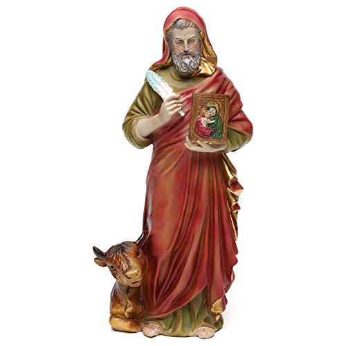 Heiliger Lukas Evangelist 30cm aus Harz von Holyart