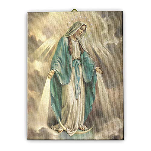 Holyart Bild auf Leinwand Jungfrau Maria, 40x30 cm von Holyart