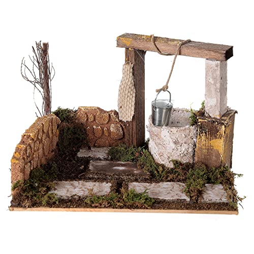 Holyart Brunnen mit Torbogen für Krippe, 15x20x15 cm von Holyart