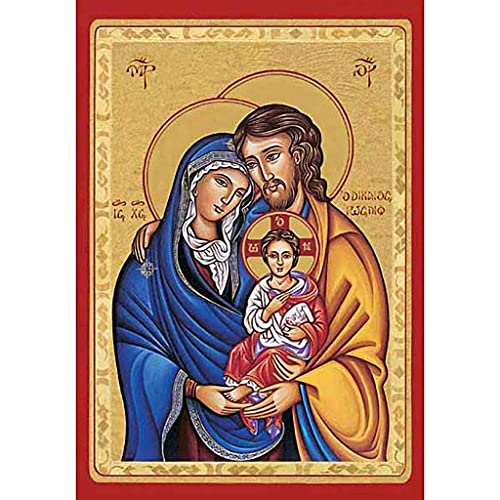 Holyart Druck byzantinische heilige Familie, 20 x 25 cm (7.88 x 9.85 inc.) von Holyart