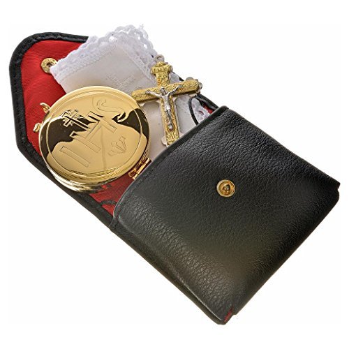 Holyart Etui für Versehpatene Leder und Satin mit Ziborium von Holyart