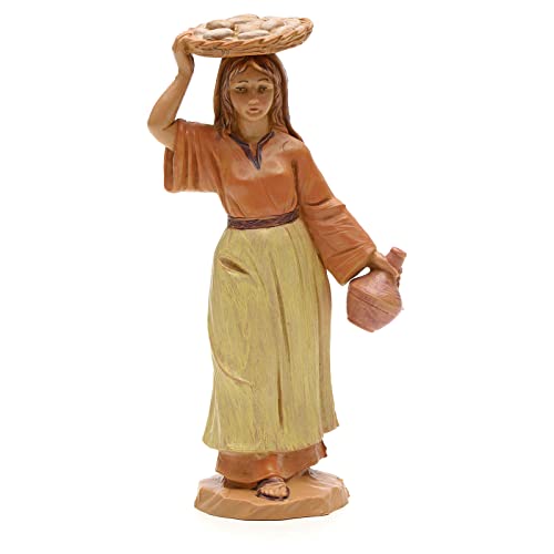 Holyart Figur Mädchen mit Tablett 12 cm Fontanini von Holyart