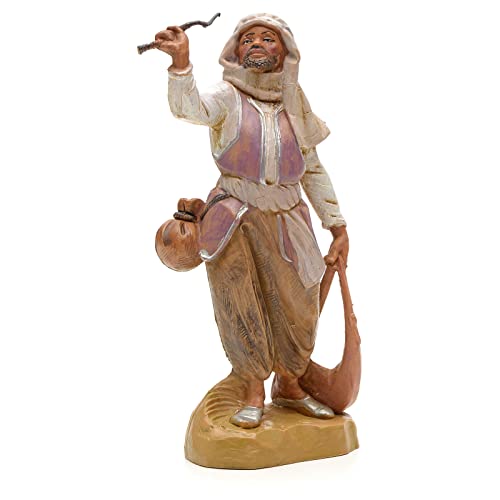 Holyart Fontanini Figur Schäfer mit Satteltasche 12 cm von Holyart