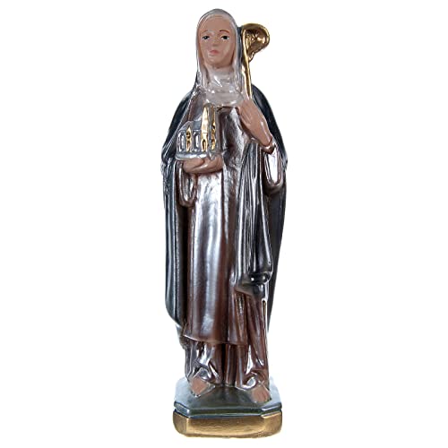 Holyart Heilige Birgitta von Schweden 20cm perlmuttartigen Gips von Holyart