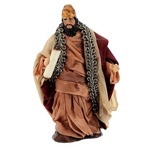 Holyart Herodes Figur aus Terrakotta 12 cm neapolitanische Krippe von Holyart