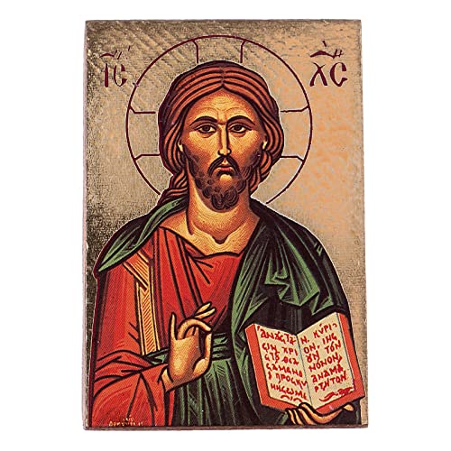 Holyart Ikone Jesus Druck, 3.5 x 5 cm (1.38 x 1.97 inc.) von Holyart