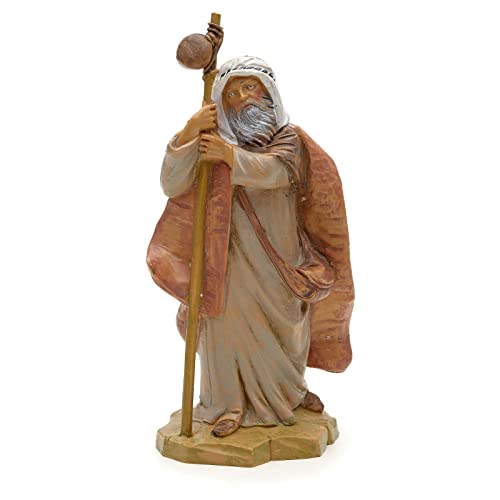 Holyart Krippenfigur eines Schäfers 12 cm Fontanini von Holyart