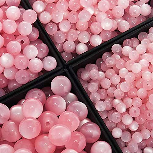 Holyart Rosenkranzperlen, Perlmutt-Imitat, rosa, rund, 5 mm (0.2 inc.) von Holyart
